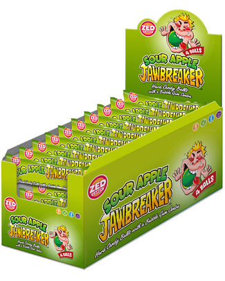Jawbreaker Sour Appel 4p (UVC:40)